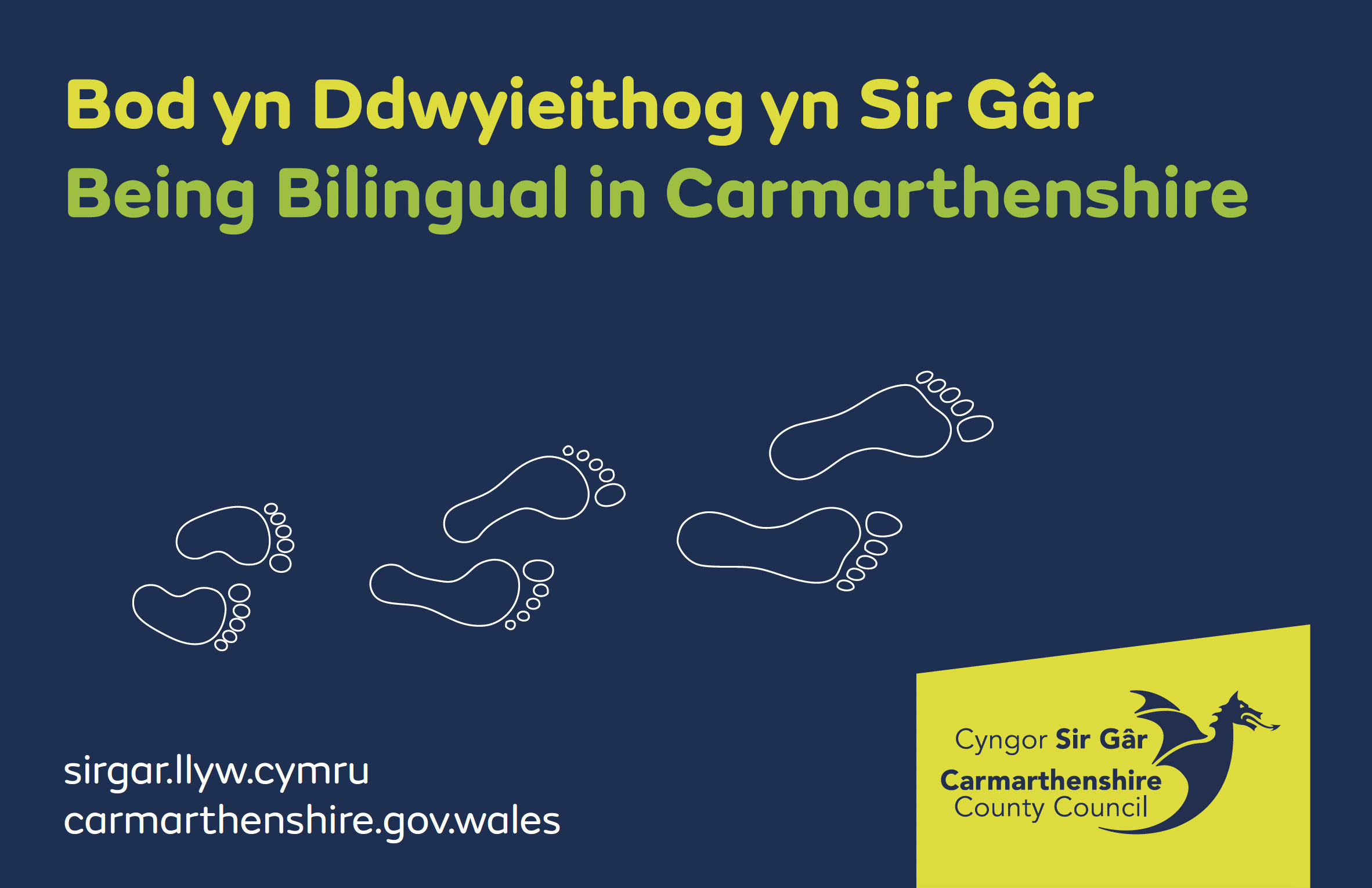 Bod yn Ddwyieithog yn Sir Gar