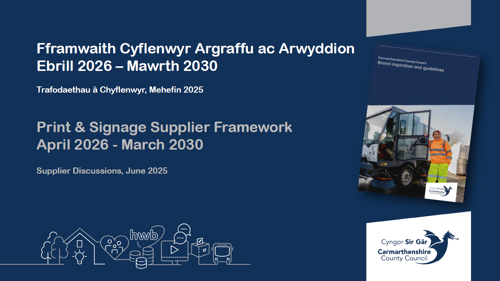 Print & Signage Supplier Framework April 2026 - March 2030